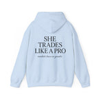 Hoodie "She Trades"